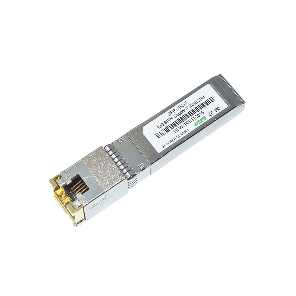 10GBASE-T SFP+ Copper RJ-45 30m Transceiver Module for Compatible sw