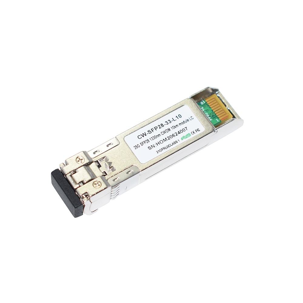 Cicso Compatible 25G CWDM SFP28 1270nm 1290nm 1310nm 1330nm 1350nm 1370nm 10km DDM Transceiver