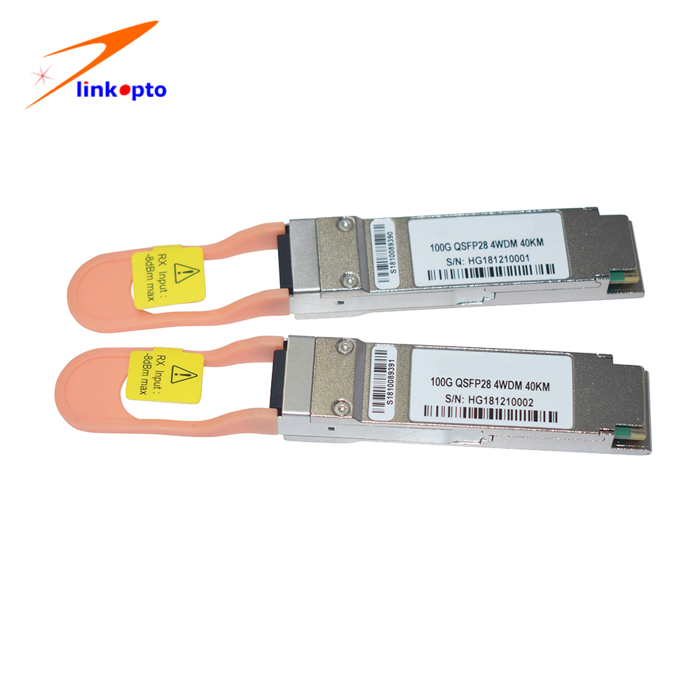 100G QSFP28 ZR4 80KM 1310nm LC Connector Single Mode Optical Transceiver